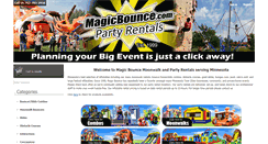 Desktop Screenshot of magicbounce.com